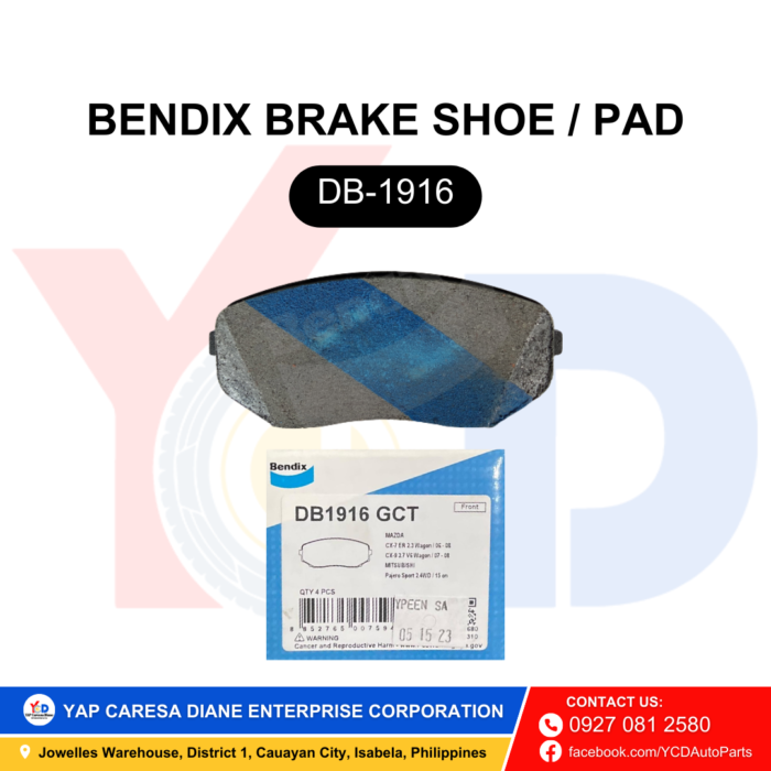 Bendix Brake Shoe / Pad | DB-1916