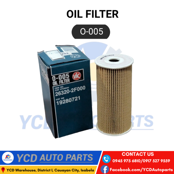 VIC OIL FILTER O-005