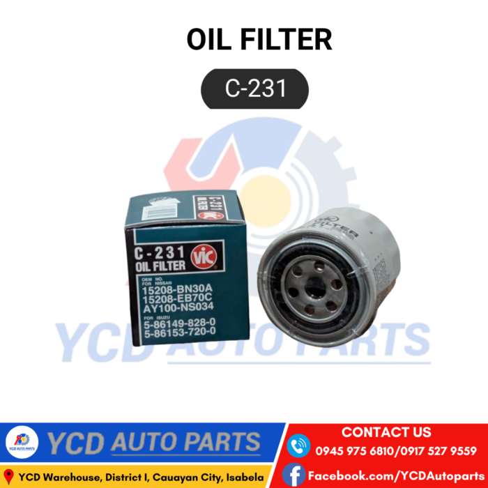 VIC OIL FILTER C-231
