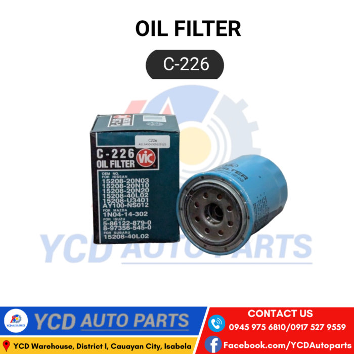 VIC OIL FILTER C-226