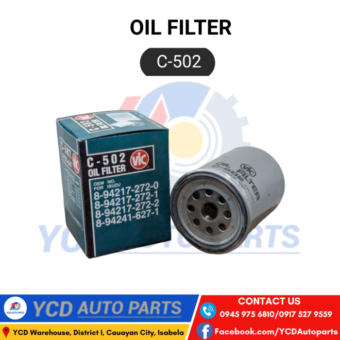 VIC OIL FILTER C-502