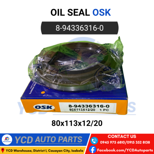 OIL SEAL OSK 80X113X12/20