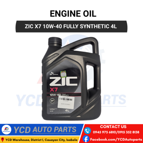 ZIC X7 10W-40 FULLY SYNTHETIC 4L