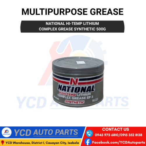 NATIONAL HI-TEMP LITHIUM COMPLEX GREASE SYNTHETIC 500G
