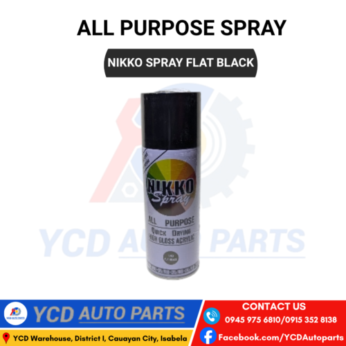 NIKKO SPRAY FLAT BLACK