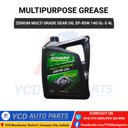 ZENIUM MULTIGRADE GEAR OIL EP-85W140 GL-5 4 L