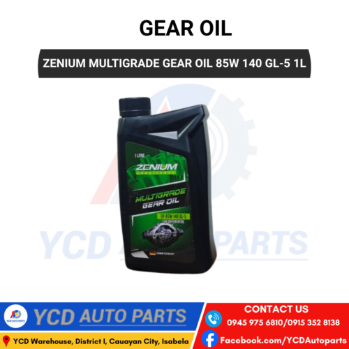 ZENIUM MULTIGRADE GEAR OIL 85W 140 GL-5 1L