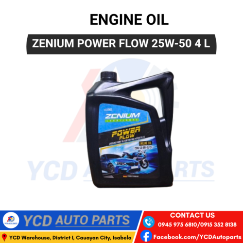 ZENIUM POWER FLOW 25W-50 4L